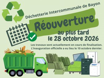 Réouverture déchetterie
